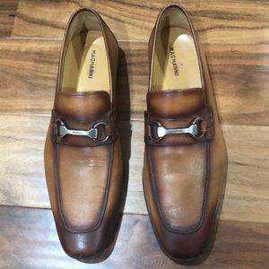 Leather dress shoes